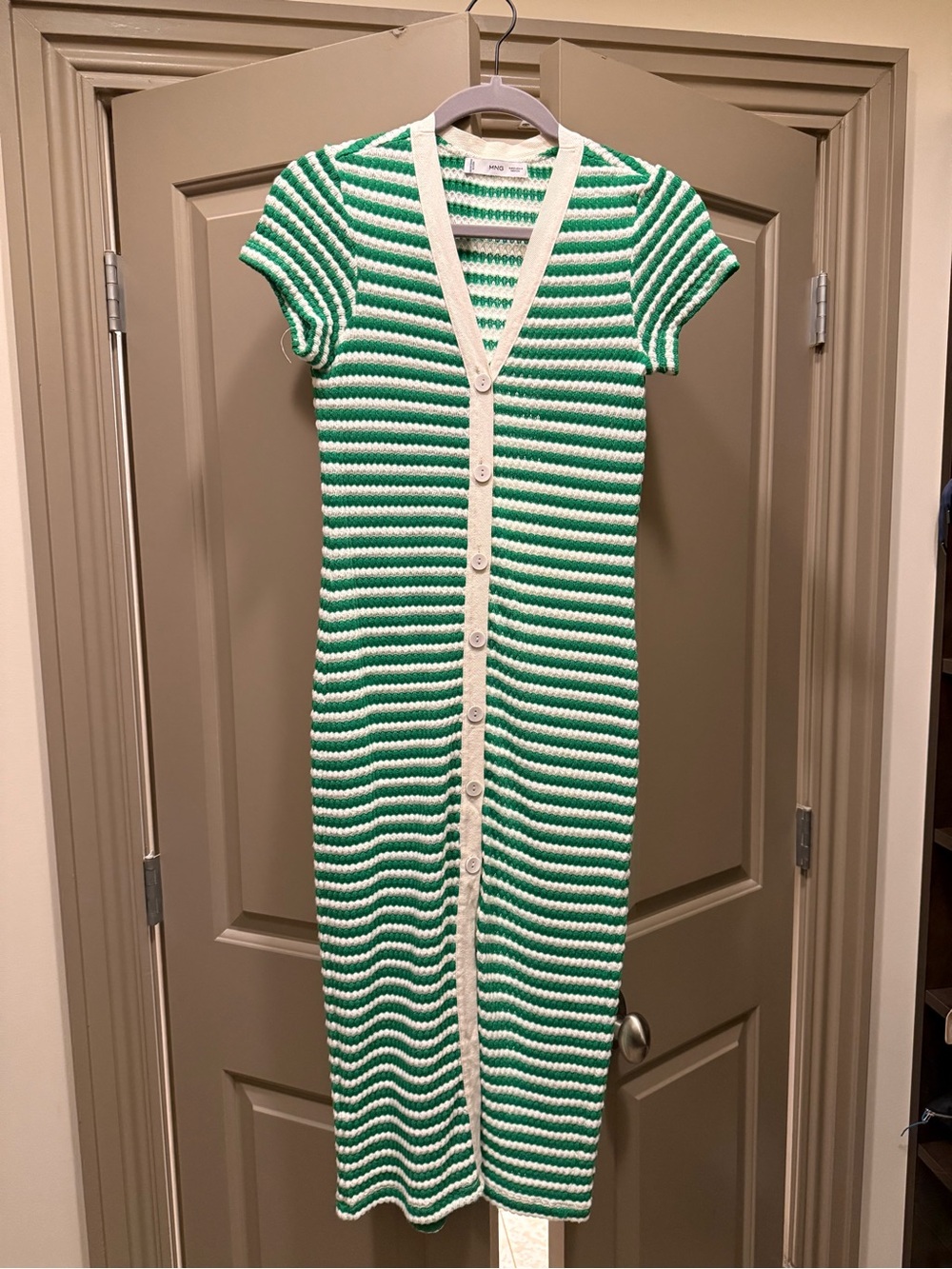 Mango Crochet Midi Dress